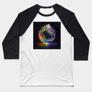 Vibrant Detailed Christmas Ornament Baseball T-Shirt